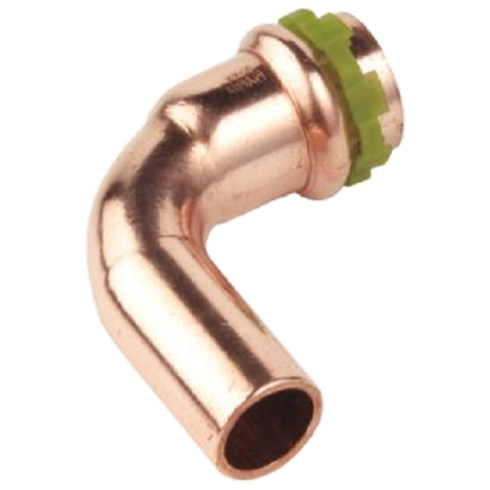 Böj 90° 1 muff, V-Press Koppar, 35